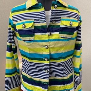 Women’s jacket, multiple colors (white, green, blue, yellow)